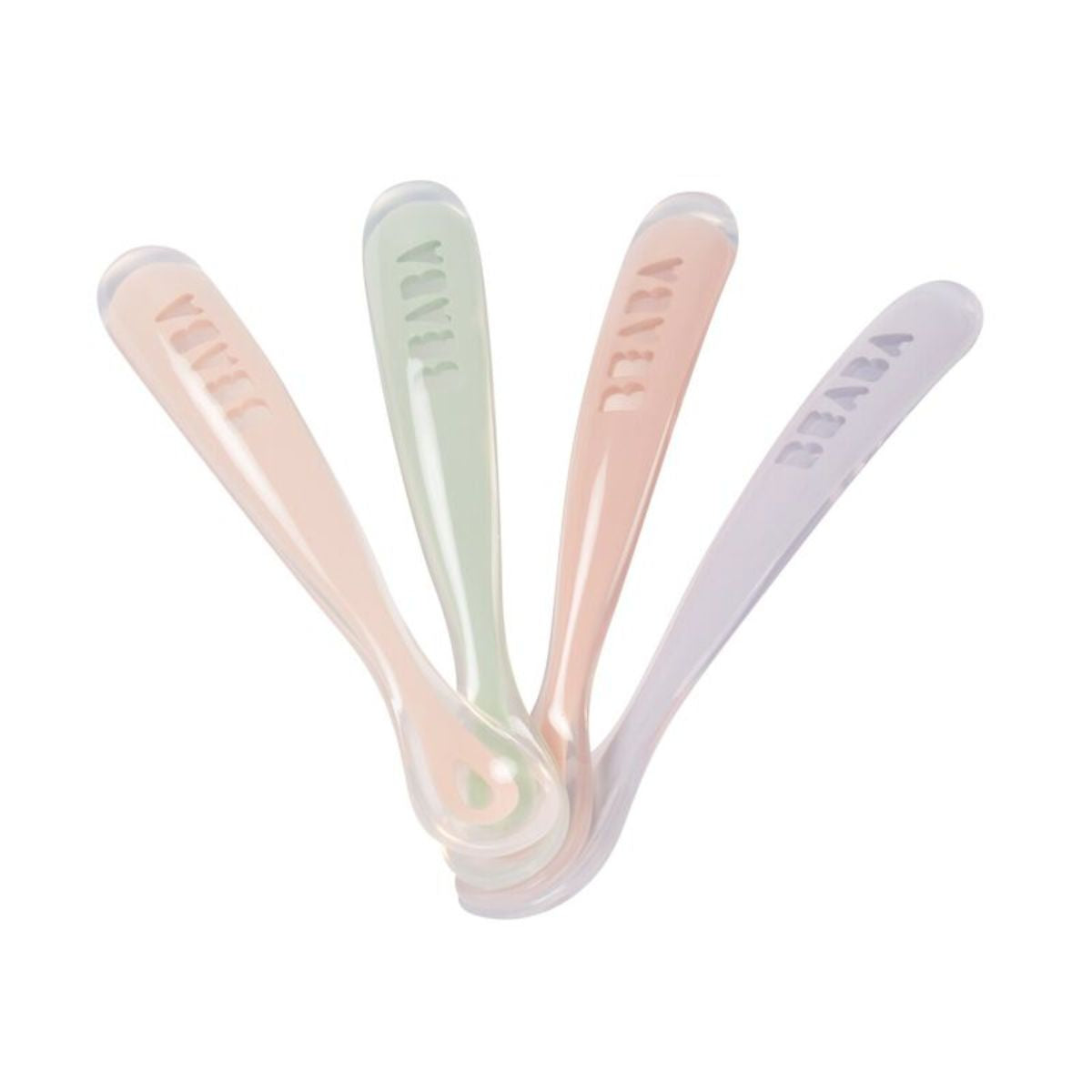 Kit de Colheres Infantil em Silicone Beaba 4 peças Cotcandy - Practical and Easy for Parents