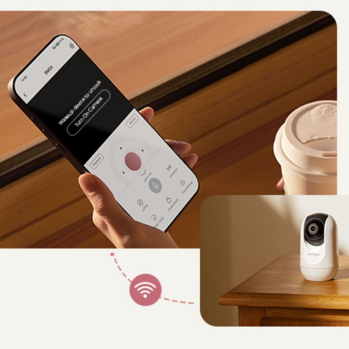 Momcozy 5-Inch Dual-mode Smart Baby Monitor with 1 Camera - BM04 - Secure and Connected Experience
