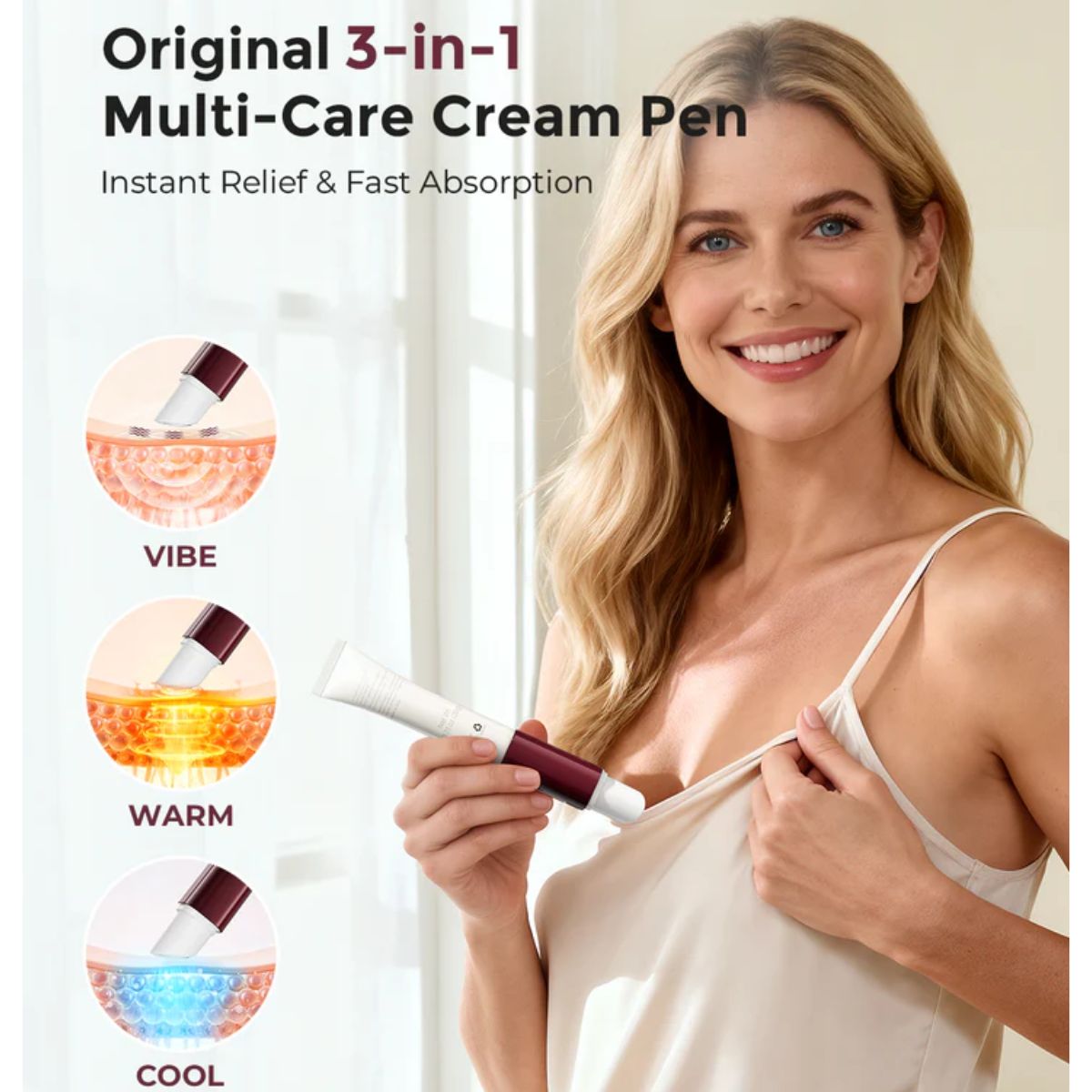 Momcozy ComfortNip Multi-Care Nipple Care Pen - All in One Breastfeeding Support