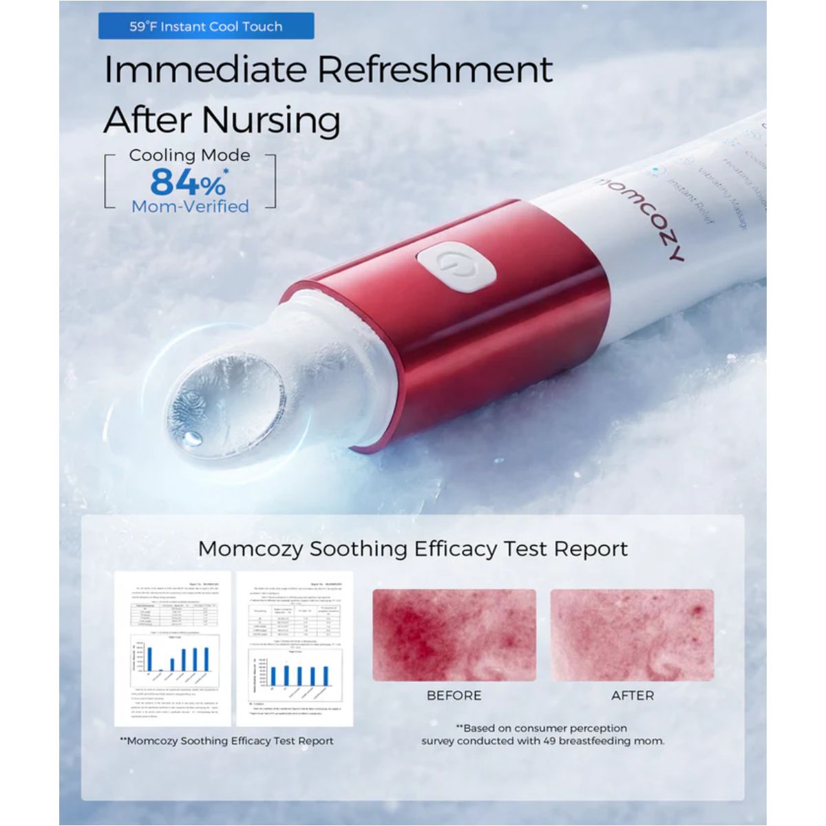 Momcozy ComfortNip Multi-Care Nipple Care Pen - Soothing Relief for Sensitive Skin